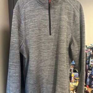 Avalanche Outdoor Supply Company Heather Gray Quarter Zip Pullover Men’s XL